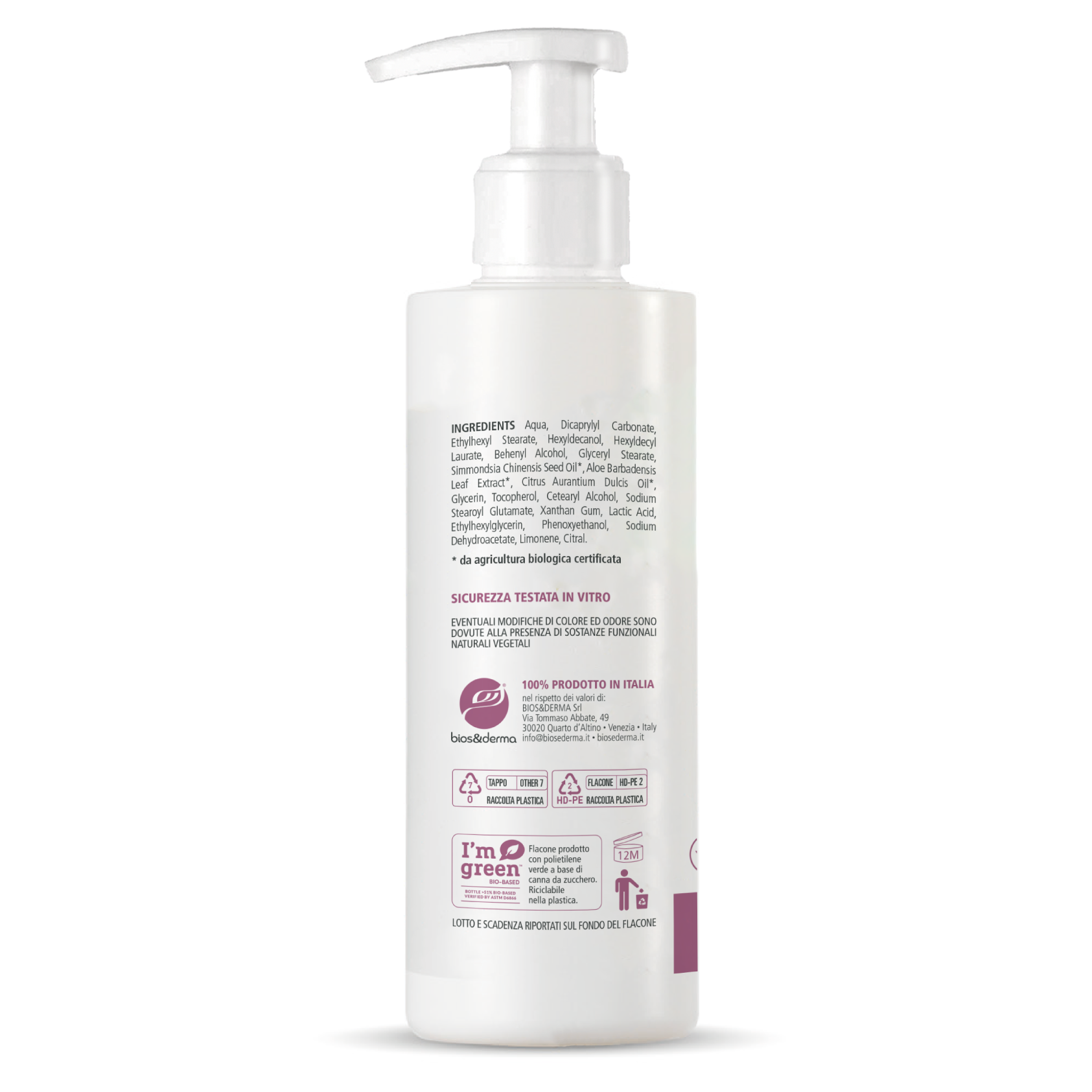 CREMA DELICATA VISO E CORPO (200ml) - Bios&Derma