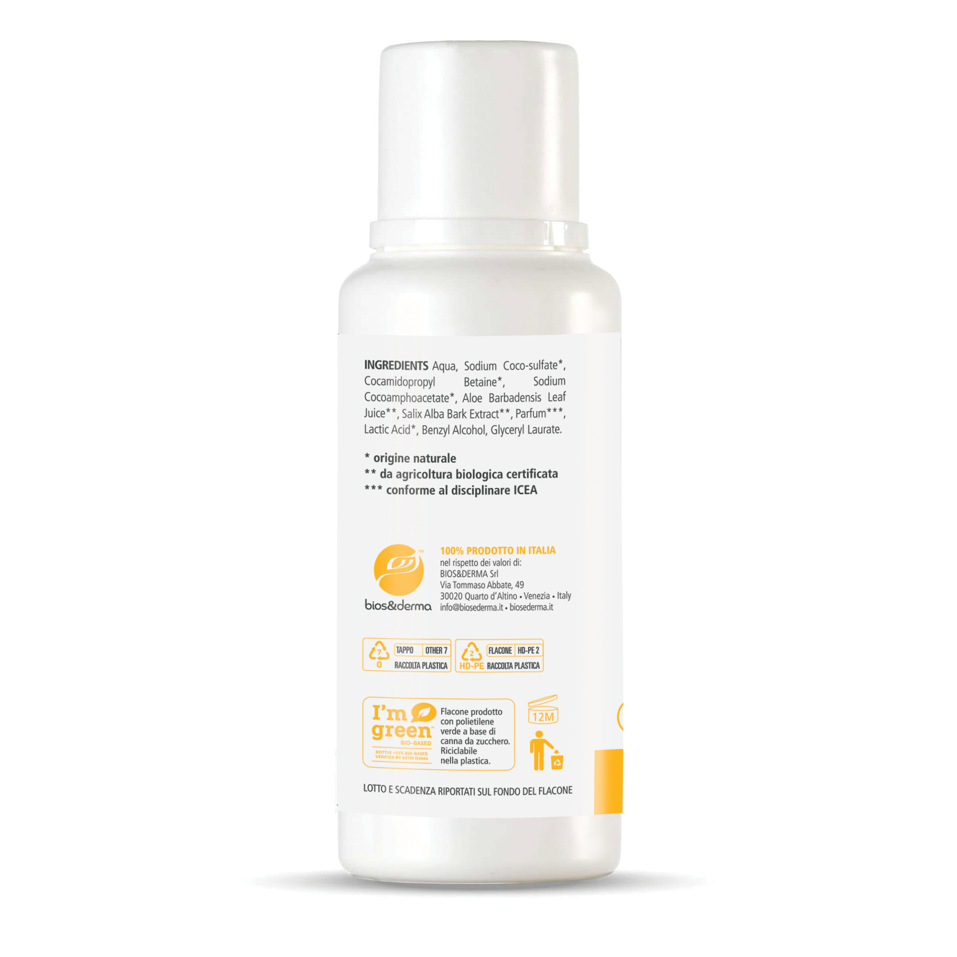 SHAMPOO BIO CAPELLI CON FORFORA (250ml) - Bios&Derma