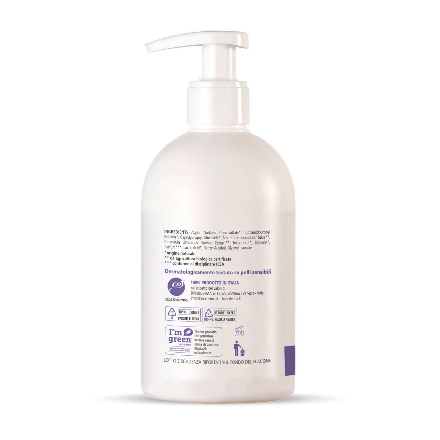 DETERGENTE INTIMO BIOLOGICO (250ml Dispenser) - Bios&Derma