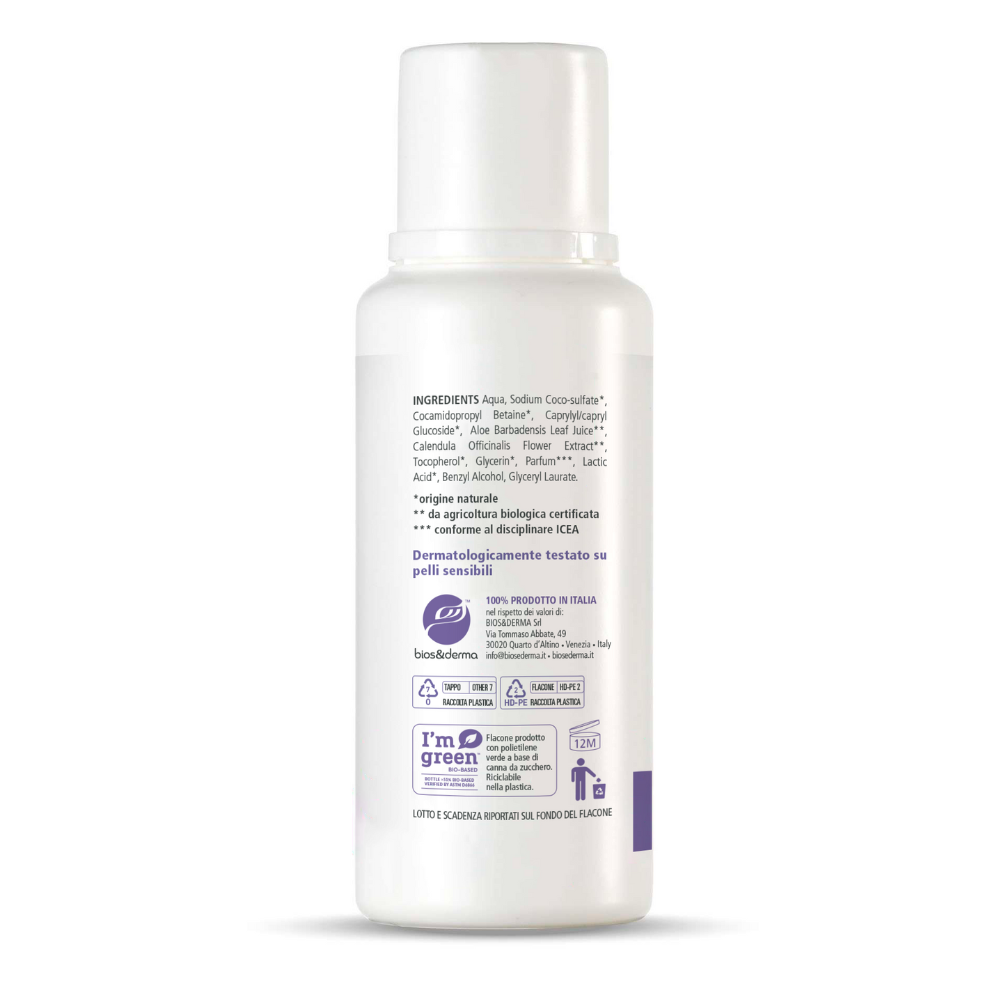 DETERGENTE INTIMO BIOLOGICO (250ml) - Bios&Derma
