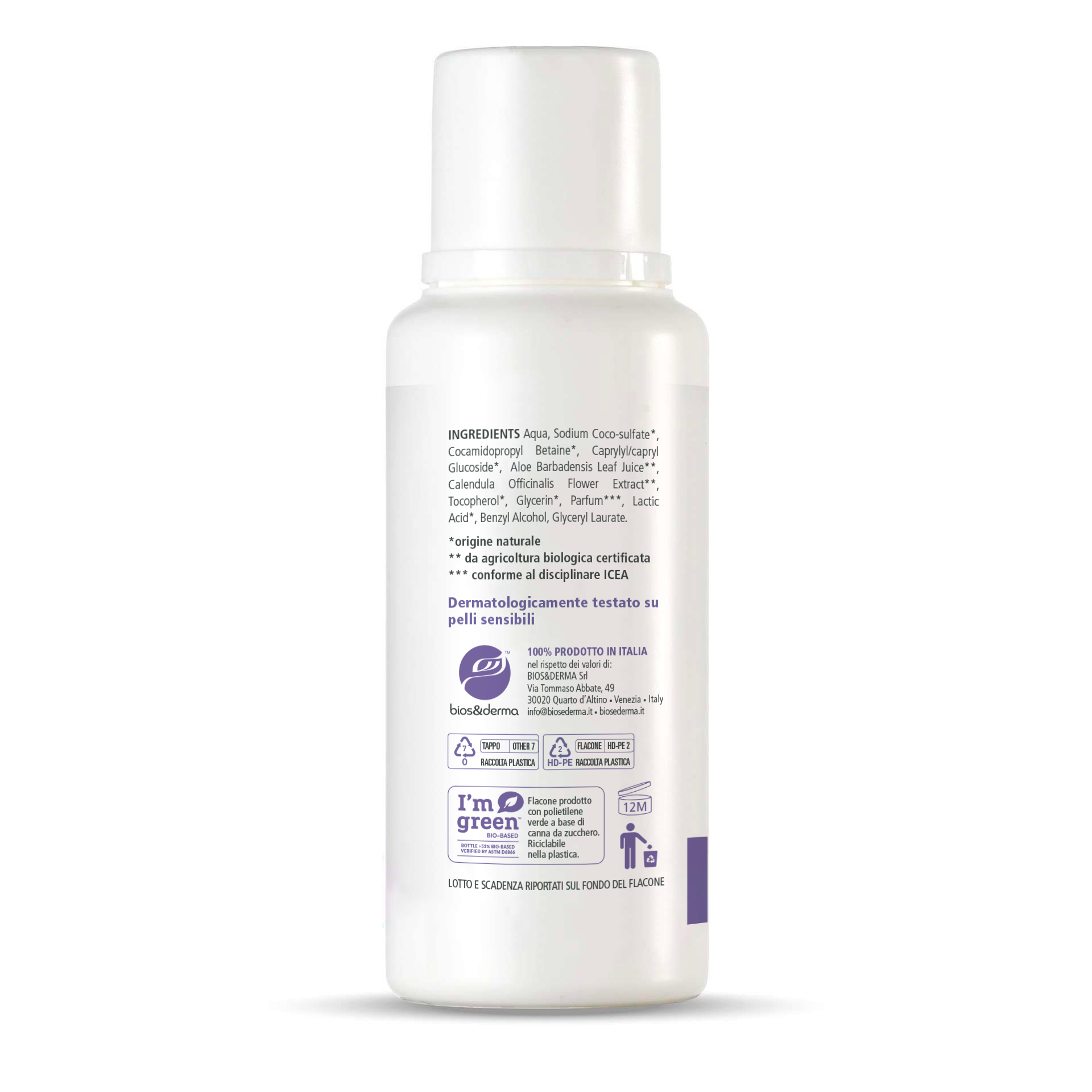 DETERGENTE INTIMO BIOLOGICO (250ml) - Bios&Derma