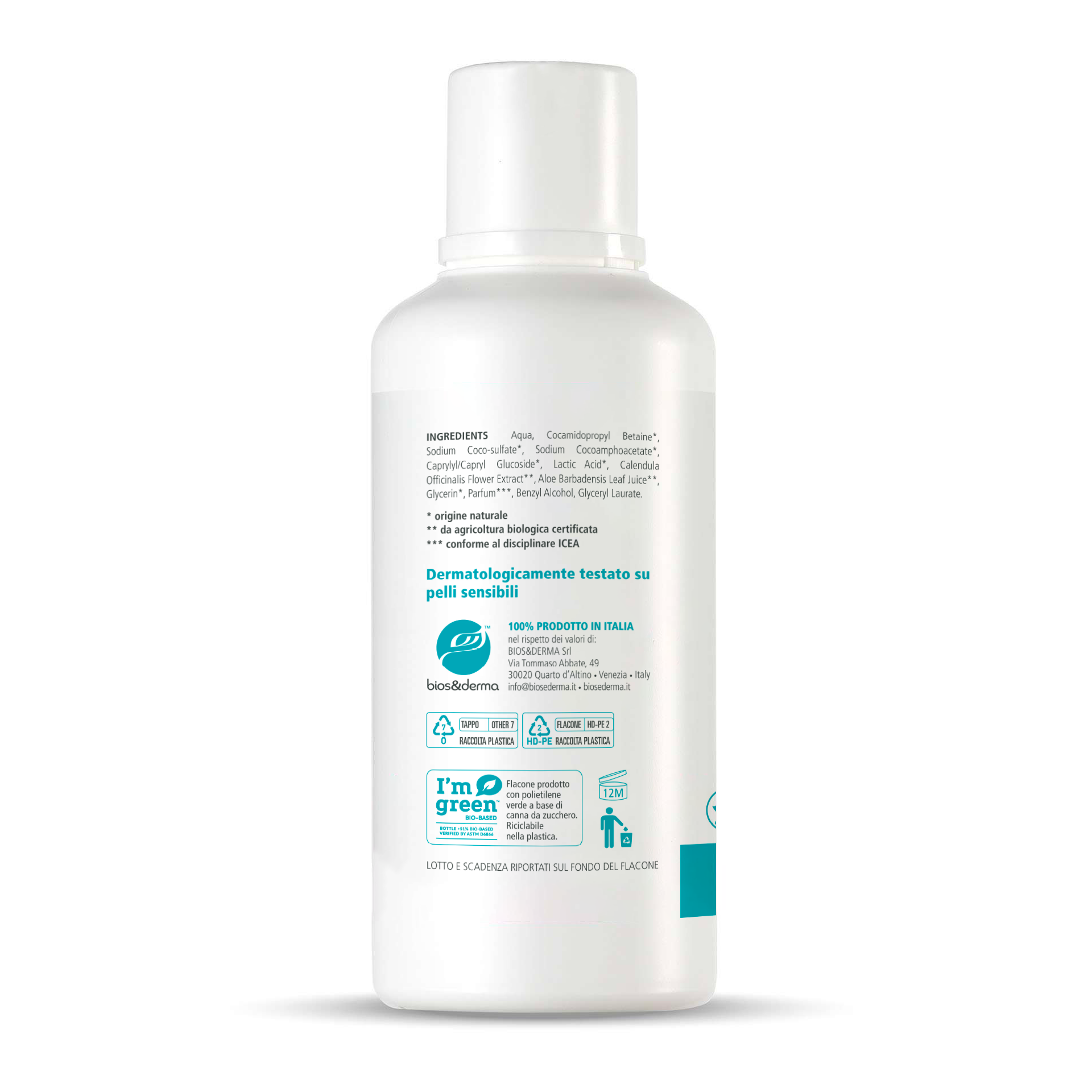 DOCCIA SHAMPOO PISCINA BIOLOGICO (500ml) - Bios&Derma