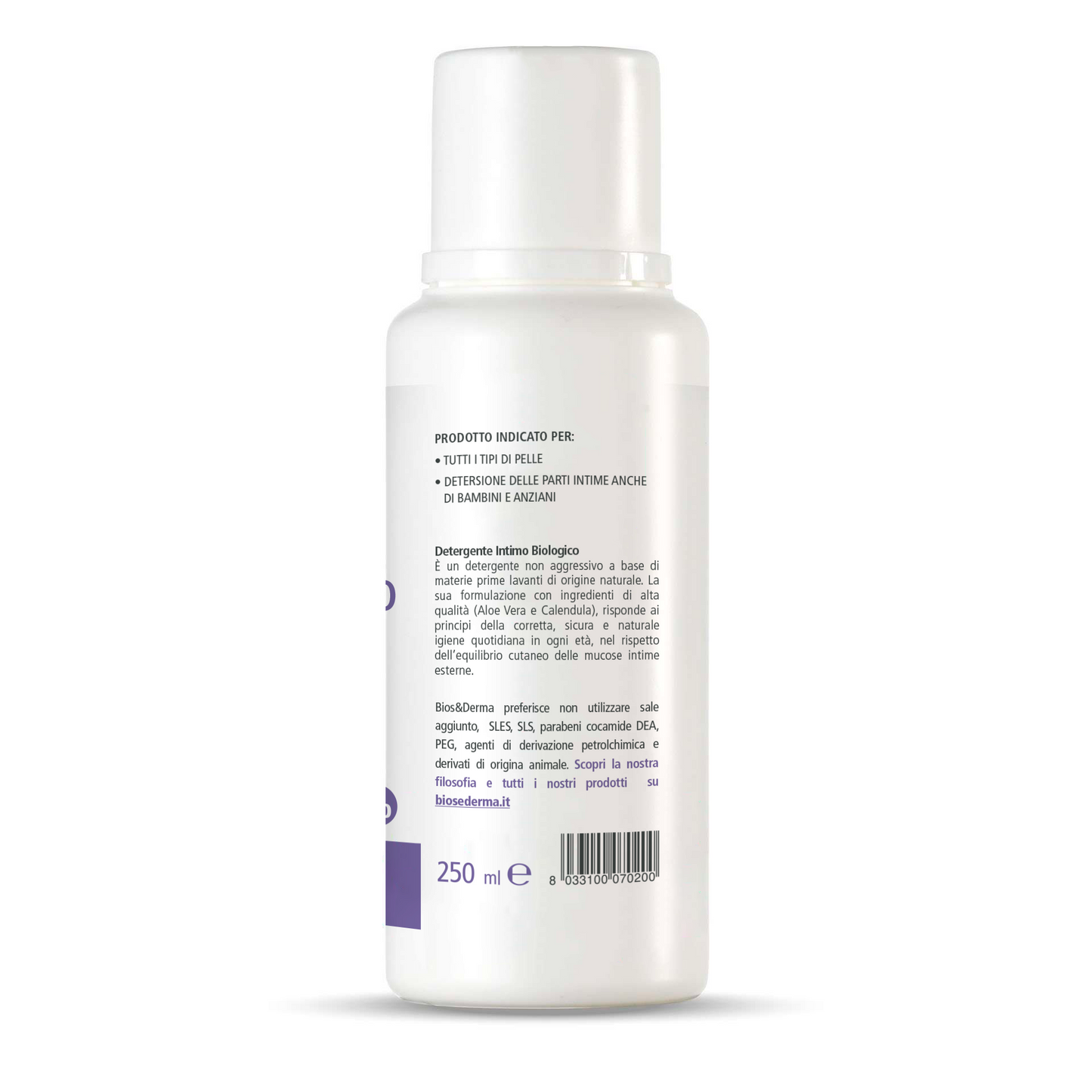 DETERGENTE INTIMO BIOLOGICO (250ml) - Bios&Derma