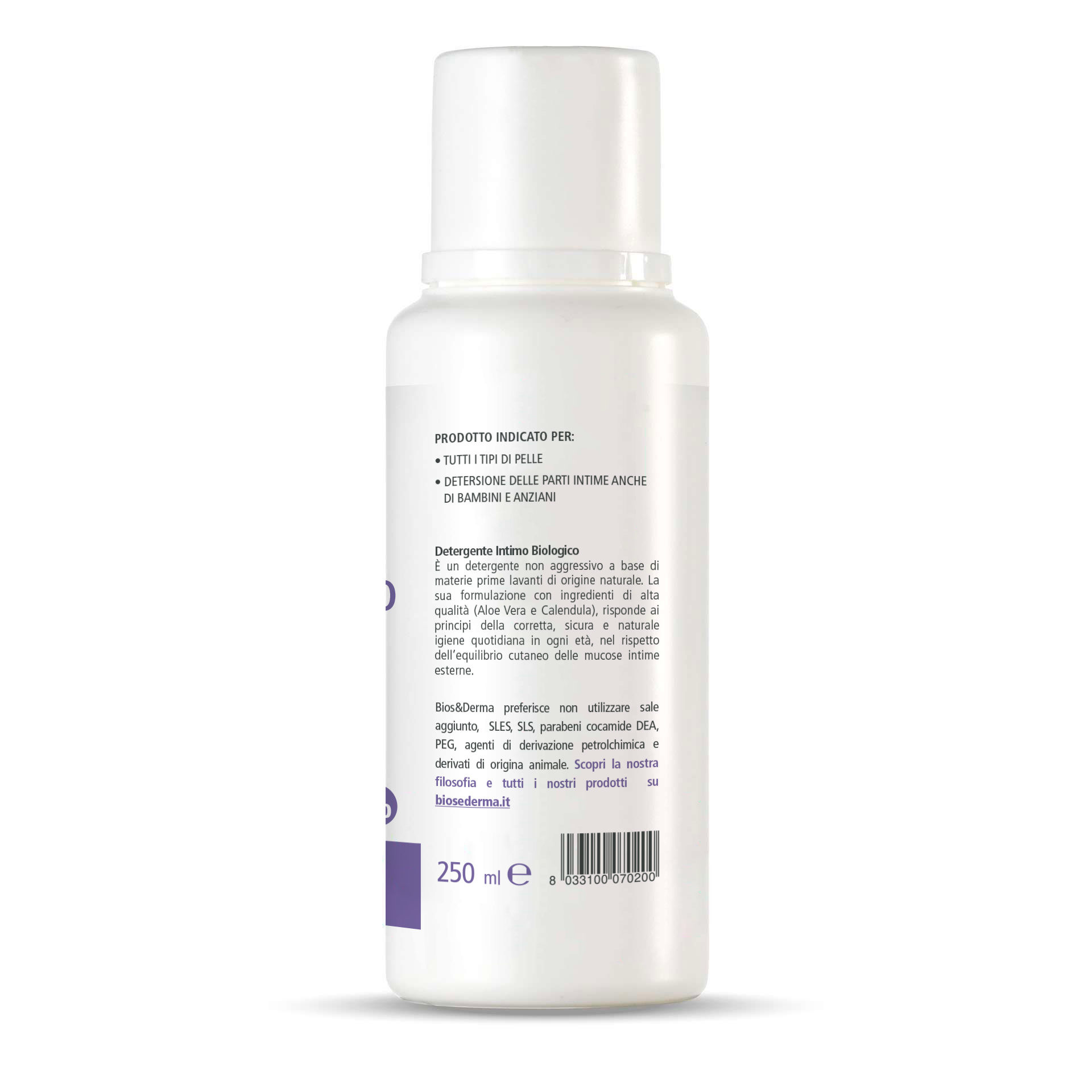 DETERGENTE INTIMO BIOLOGICO (250ml) - Bios&Derma