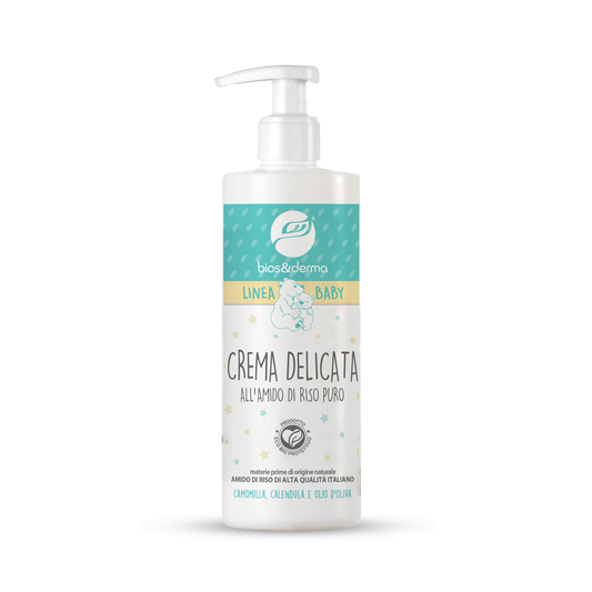 BABY CREMA DELICATA ALL’AMIDO DI RISO (200ml) - Bios&Derma