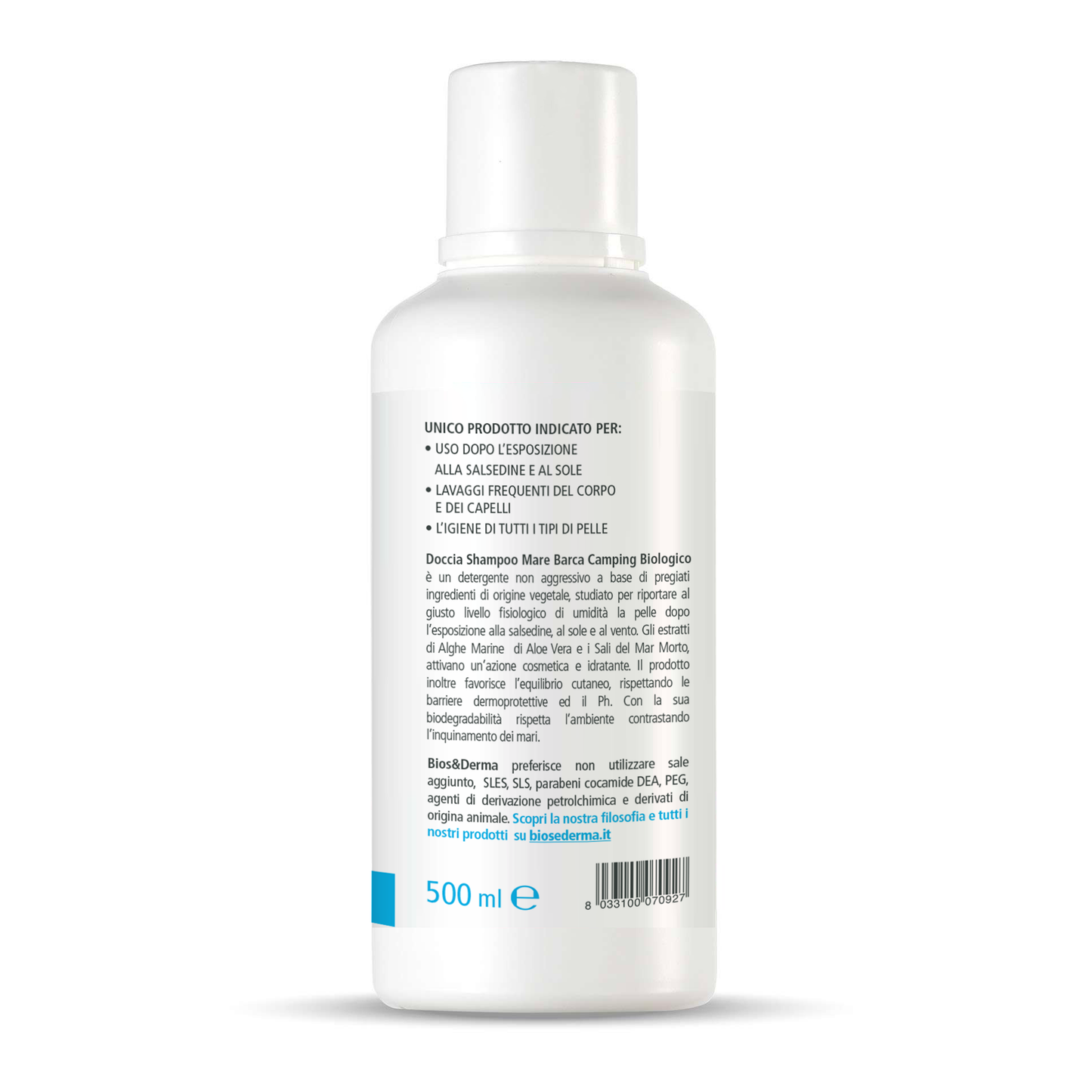 DOCCIA SHAMPOO MARE BARCA CAMPING (500ml) - Bios&Derma