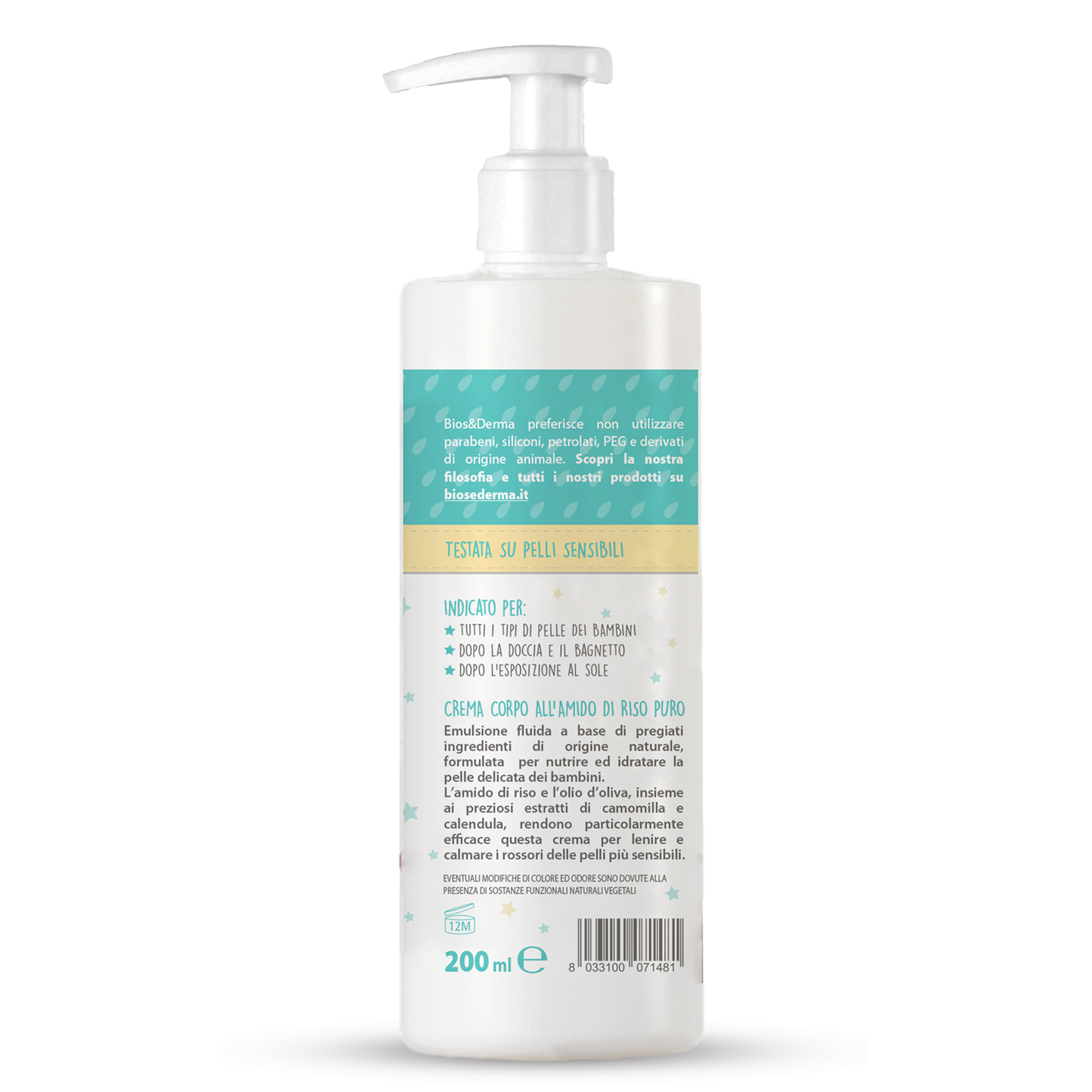 BABY REISSTÄRKE KÖRPERCREME (200ml)