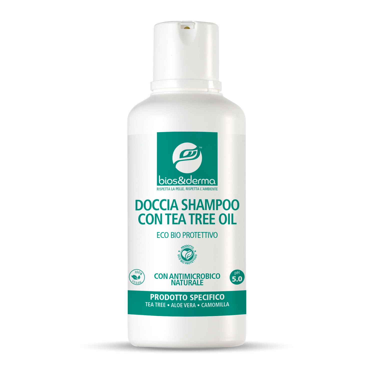DOCCIA SHAMPOO CON ANTIMICROBICO (500ml) - Bios&Derma