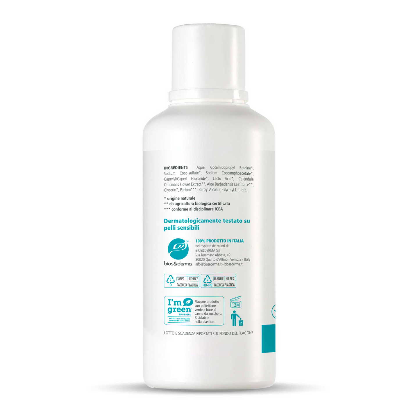 DOCCIA SHAMPOO PISCINA BIOLOGICO (500ml) - Bios&Derma