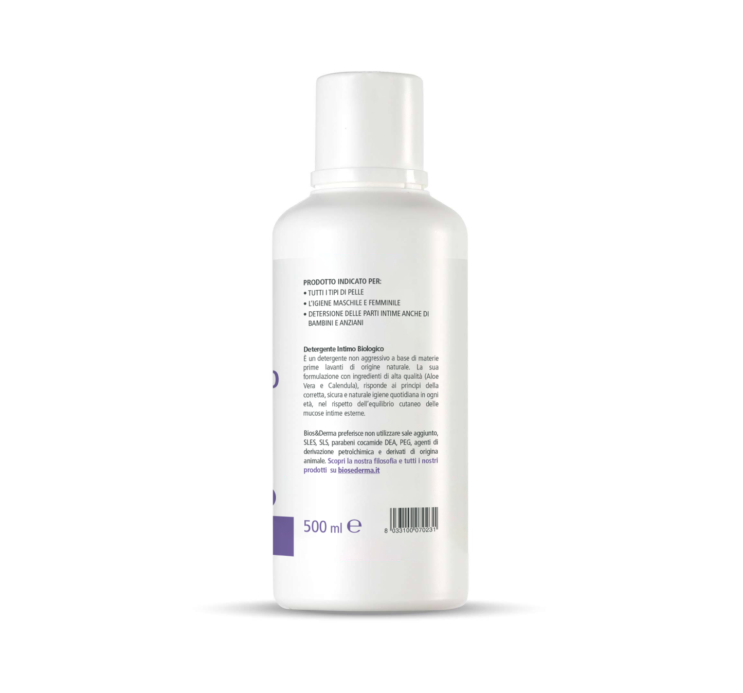 DETERGENTE INTIMO BIOLOGICO (500ml) - Bios&Derma