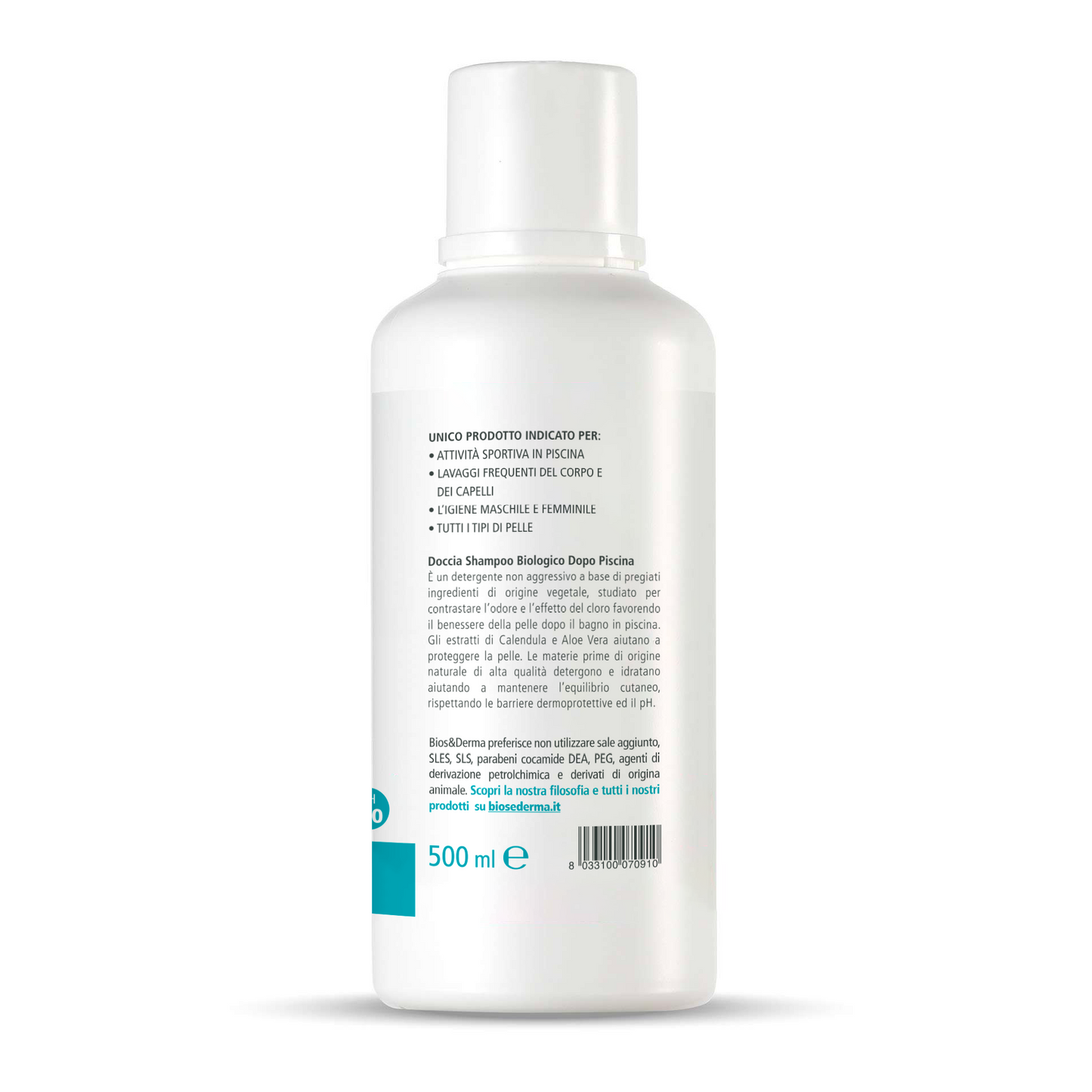 DOCCIA SHAMPOO PISCINA BIOLOGICO (500ml) - Bios&Derma